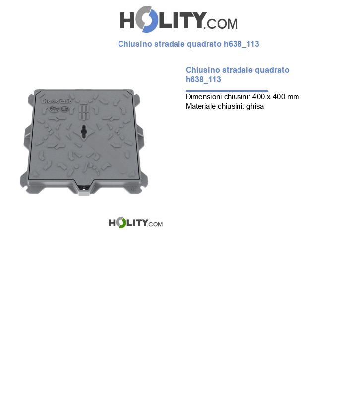 Chiusino stradale quadrato h638_113