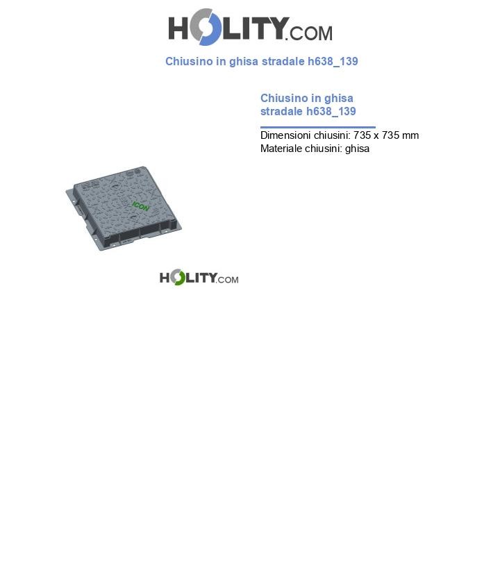 Chiusino in ghisa stradale h638_139