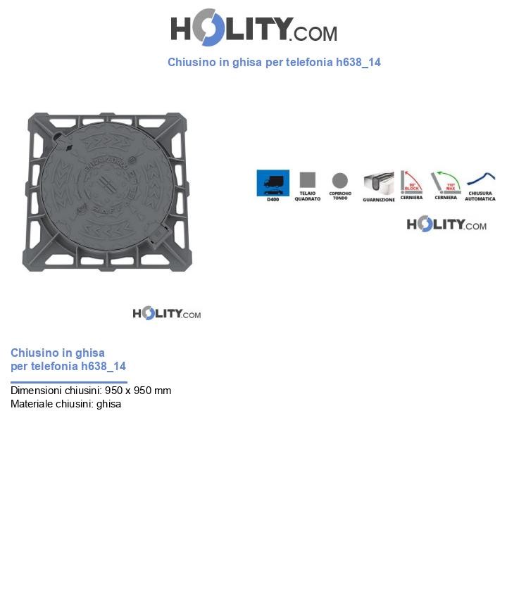 Chiusino in ghisa per telefonia h638_14