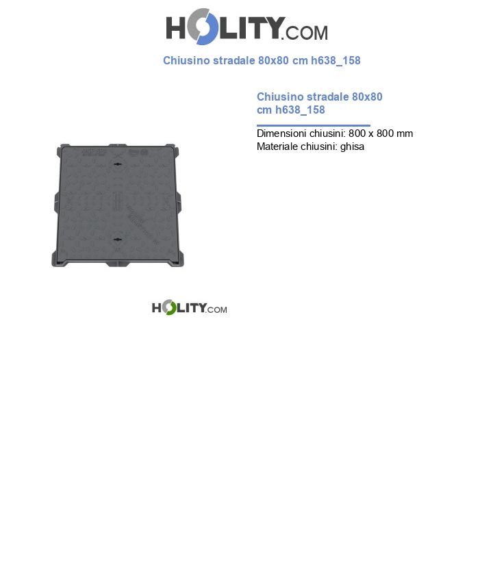 Chiusino stradale 80x80 cm h638_158
