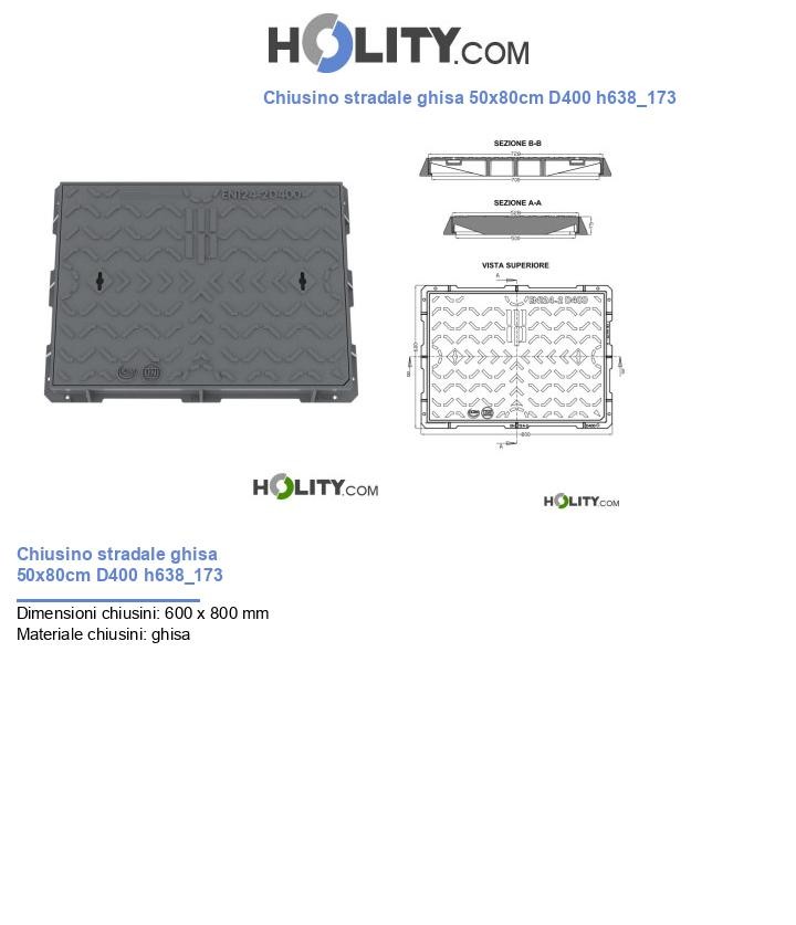 Chiusino stradale ghisa 50x80cm D400 h638_173