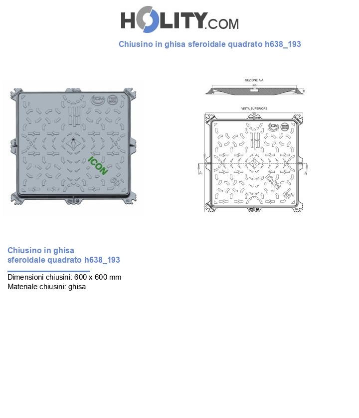 Chiusino in ghisa sferoidale quadrato h638_193