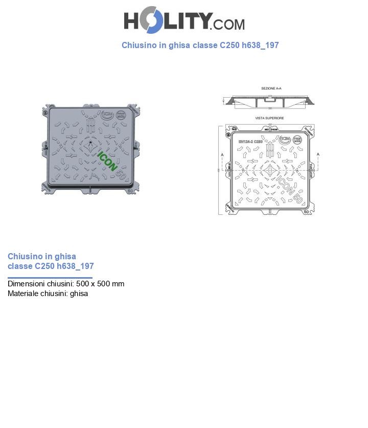 Chiusino in ghisa classe C250 h638_197