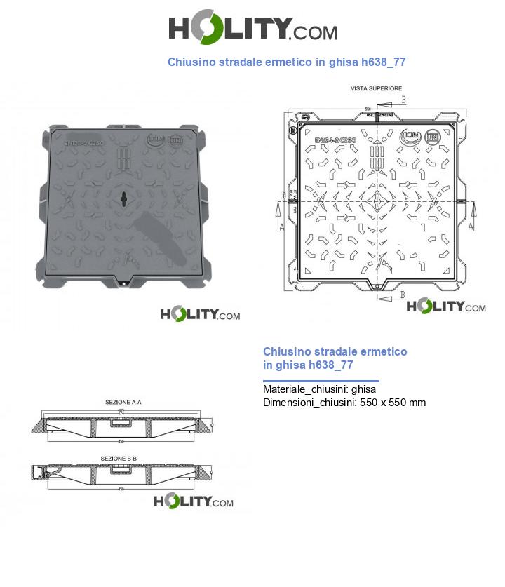Chiusino stradale ermetico in ghisa h638_77