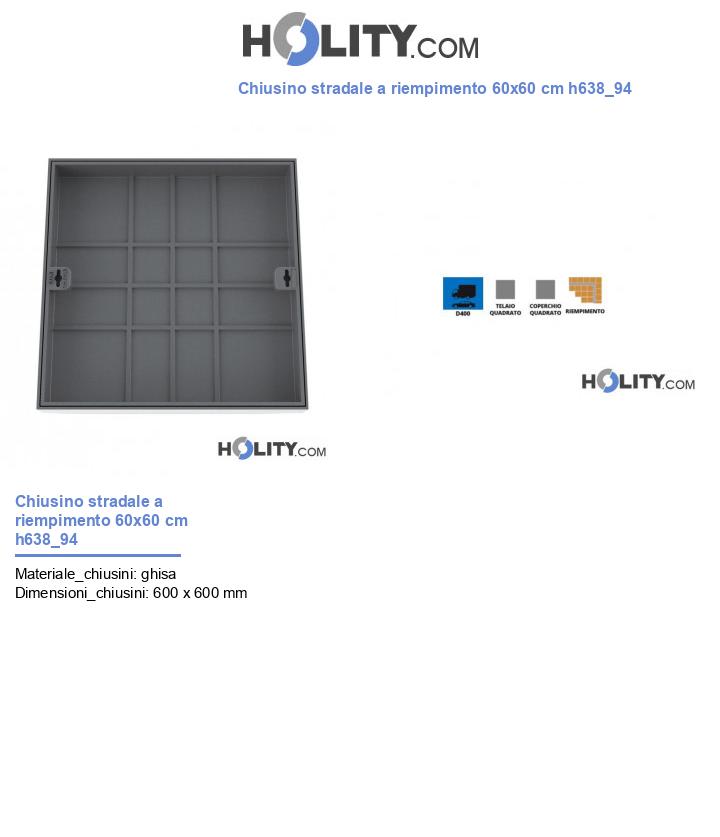 Chiusino stradale a riempimento 60x60 cm h638_94