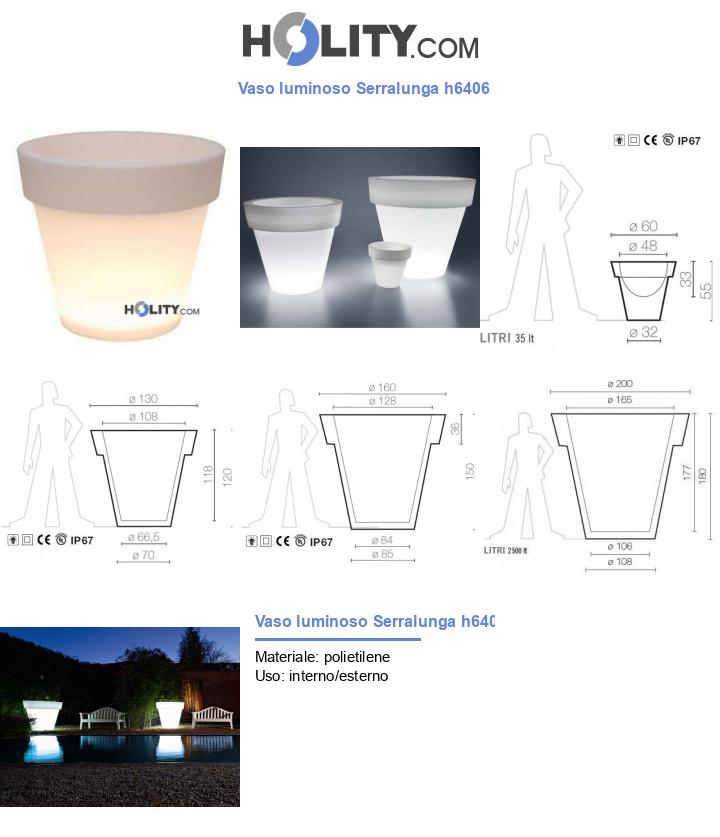Vaso luminoso Serralunga h6406