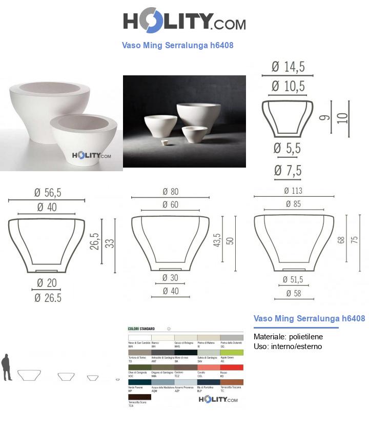 Vaso Ming Serralunga h6408