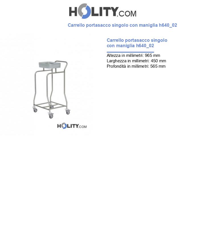 Carrello portasacco singolo con maniglia h640_02