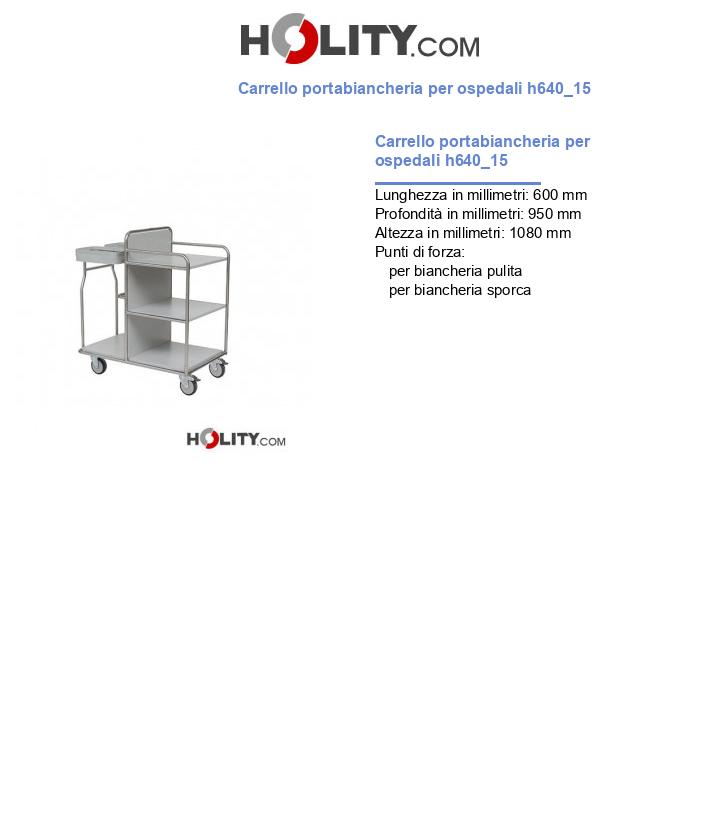 Carrello portabiancheria per ospedali h640_15