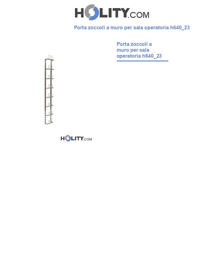 Porta zoccoli a muro per sala operatoria h640_23