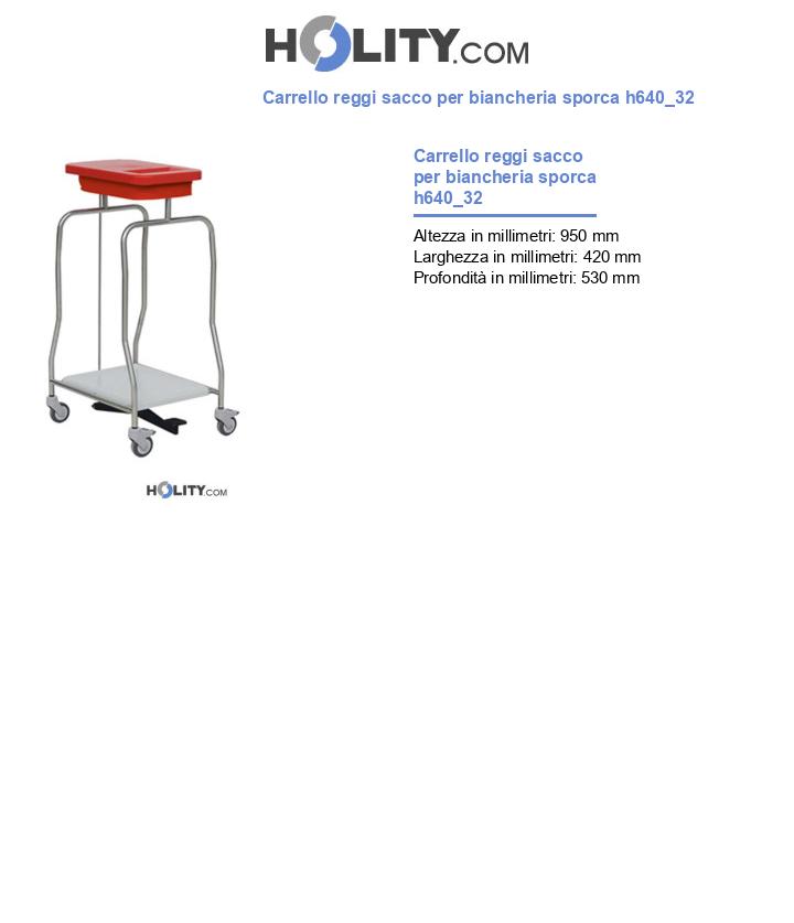 Carrello reggi sacco per biancheria sporca h640_32