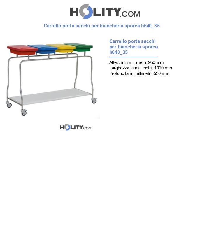 Carrello porta sacchi per biancheria sporca h640_35