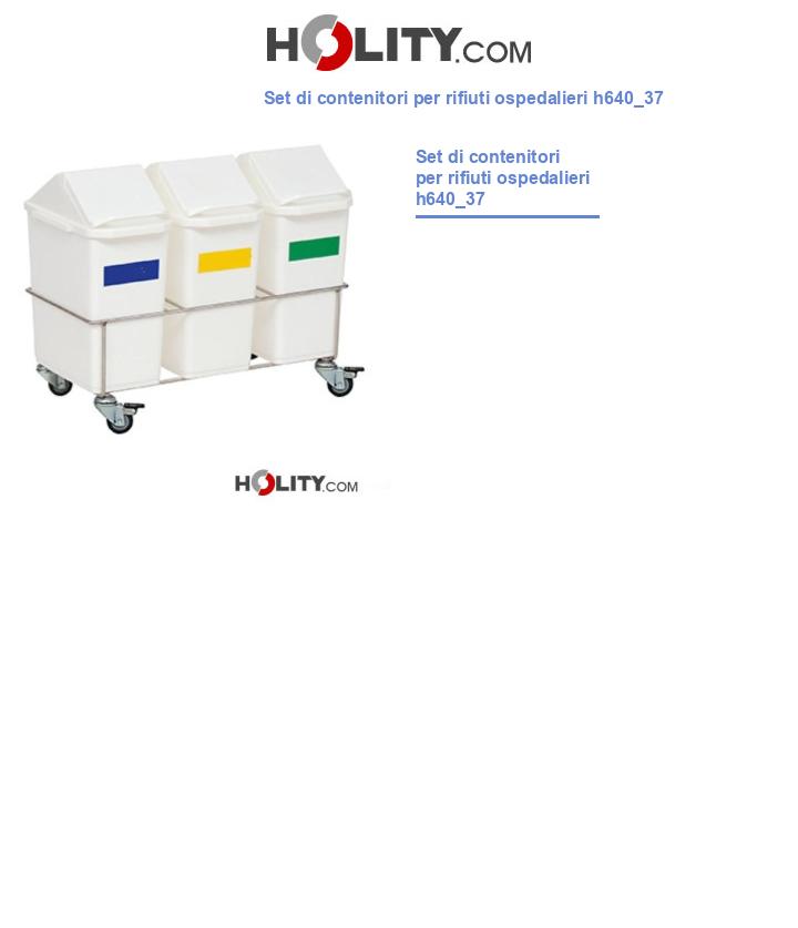 Set di contenitori per rifiuti ospedalieri h640_37