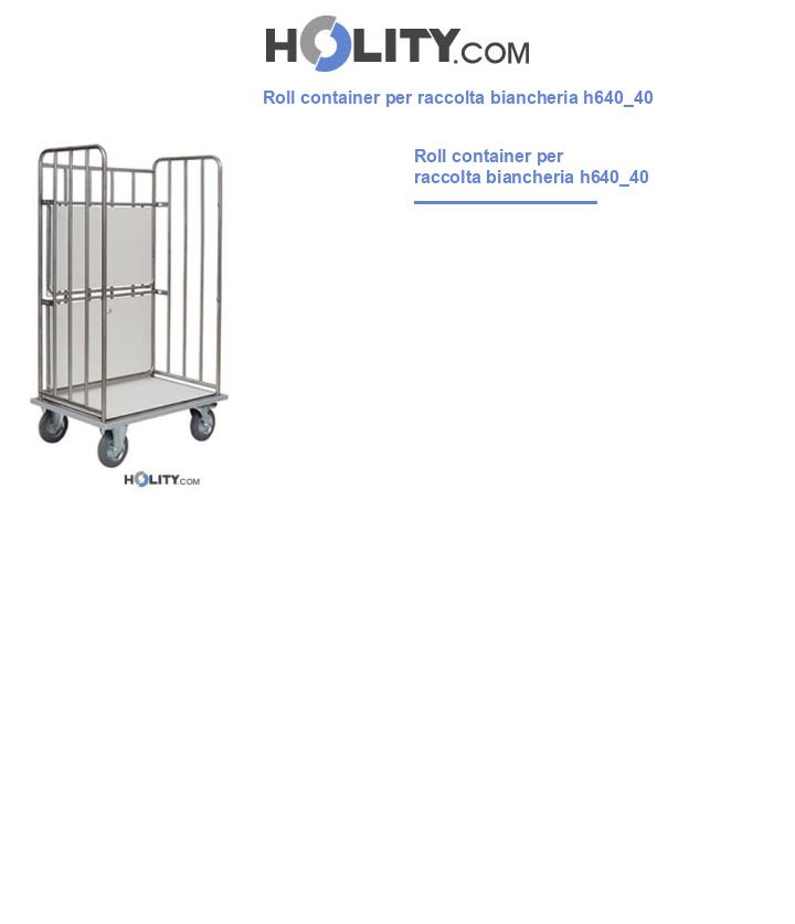 Roll container per raccolta biancheria h640_40