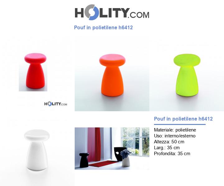 Pouf in polietilene h6412