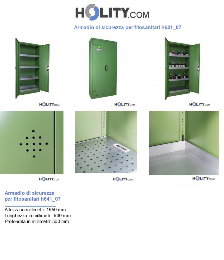 Armadio di sicurezza per fitosanitari h641_07