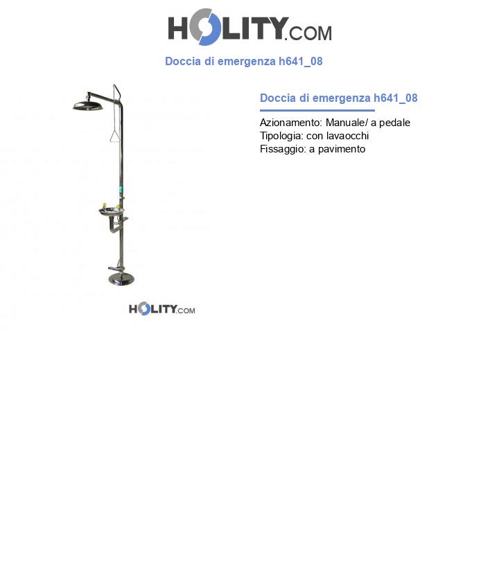 Doccia di emergenza h641_08