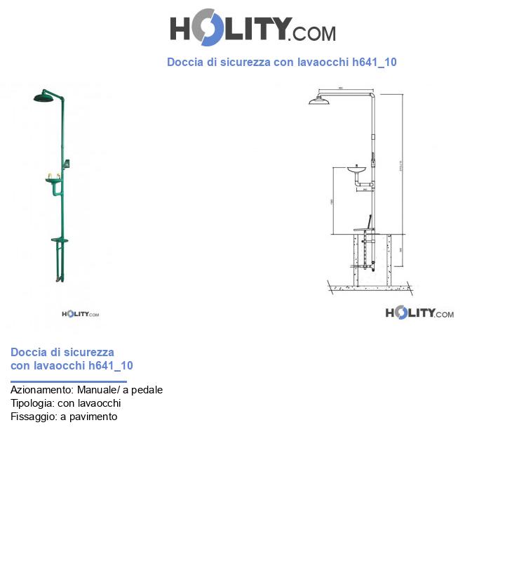 Doccia di sicurezza con lavaocchi h641_10
