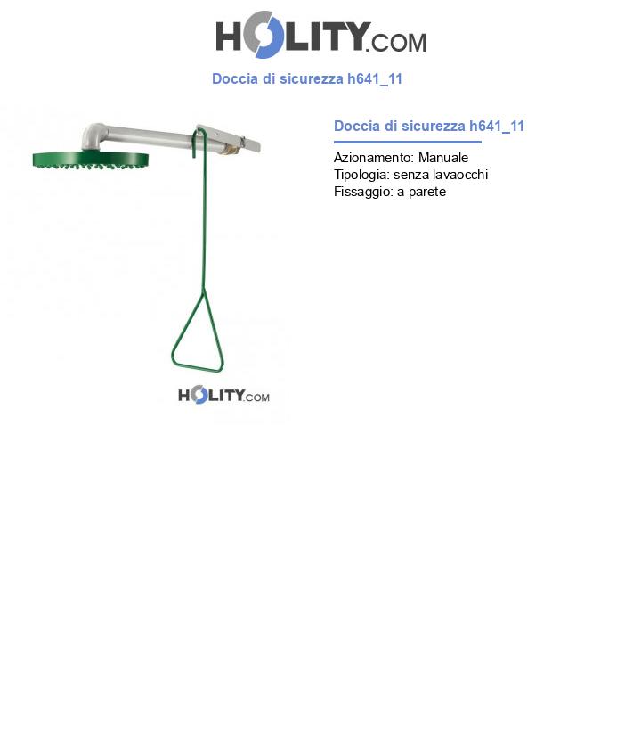 Doccia di sicurezza h641_11