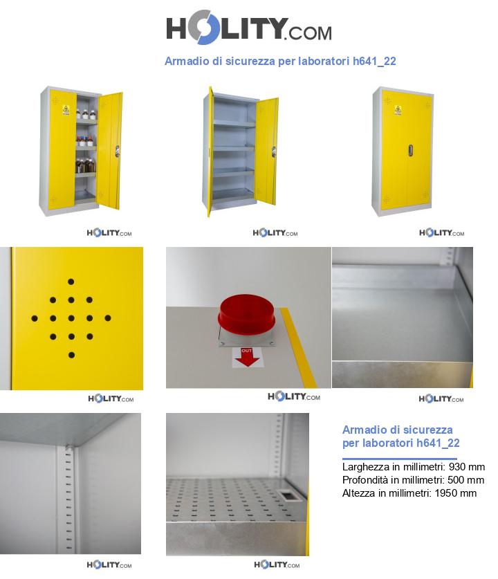Armadio di sicurezza per laboratori h641_22