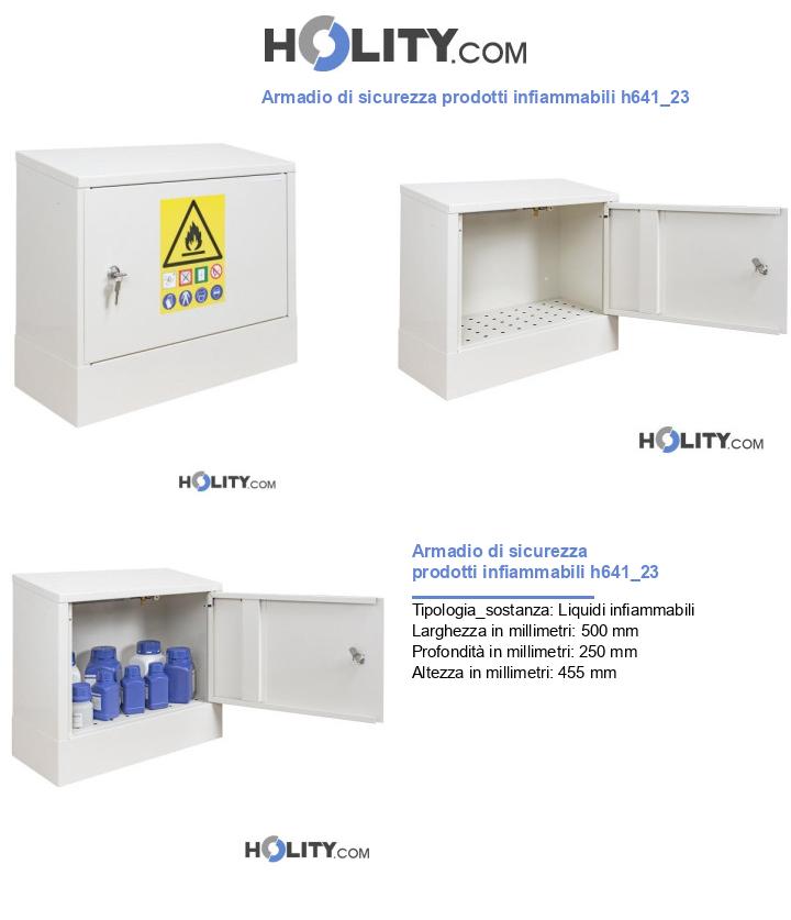 Armadio di sicurezza prodotti infiammabili h641_23