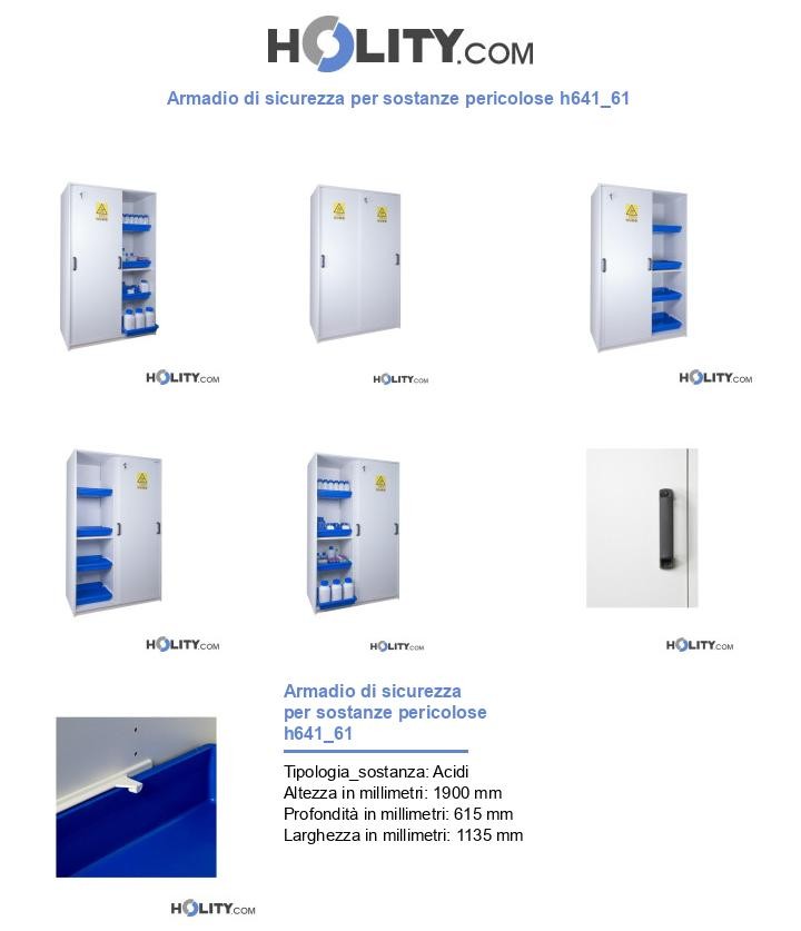 Armadio di sicurezza per sostanze pericolose h641_61