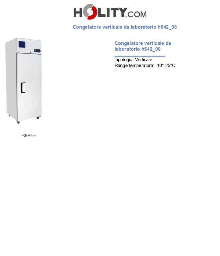 Congelatore verticale da laboratorio h642_08
