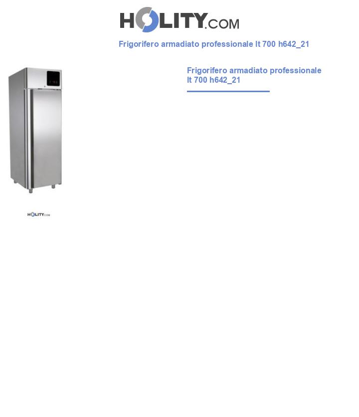 Frigorifero armadiato professionale lt 700 h642_21