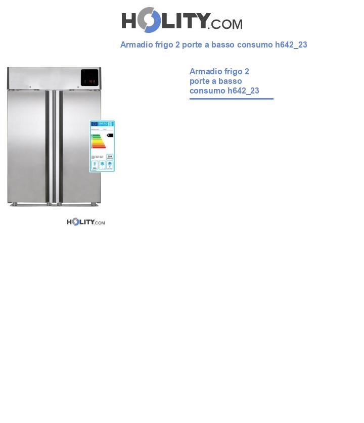 Armadio frigo 2 porte a basso consumo h642_23