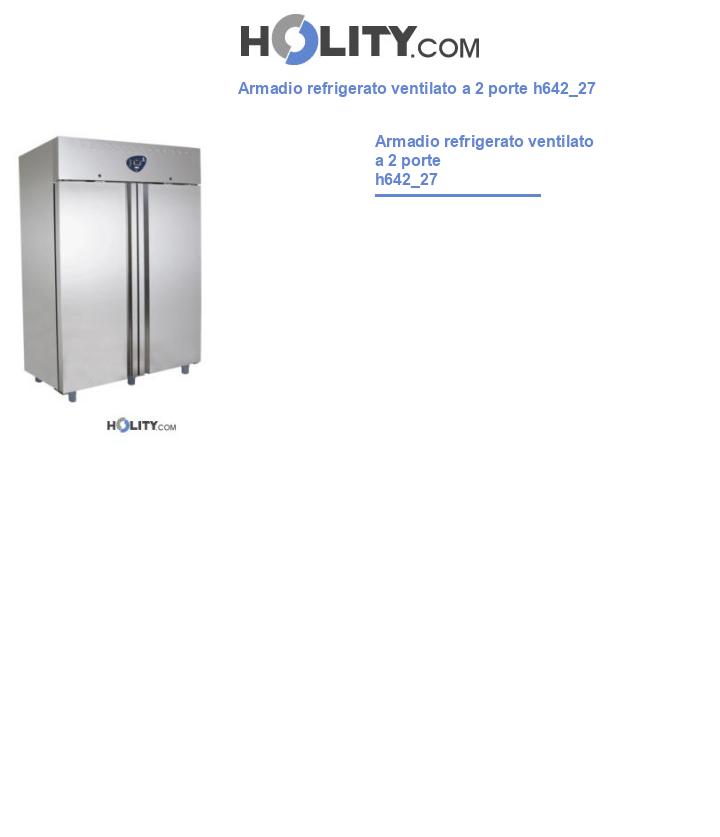 Armadio refrigerato ventilato a 2 porte h642_27