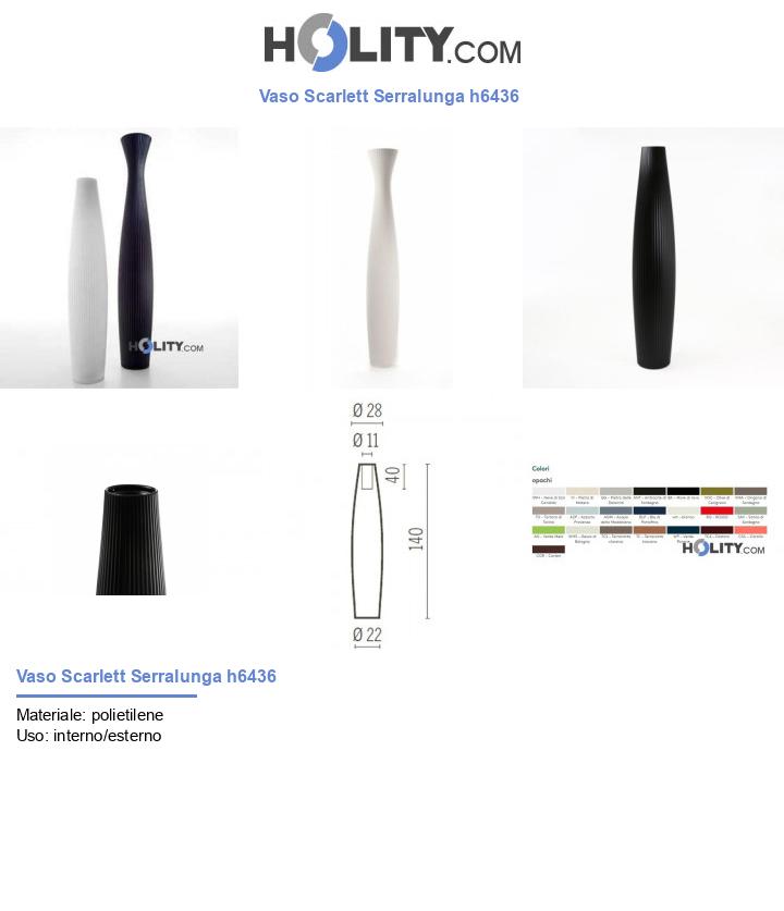 Vaso Scarlett Serralunga h6436