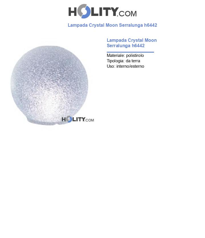 Lampada Crystal Moon Serralunga h6442