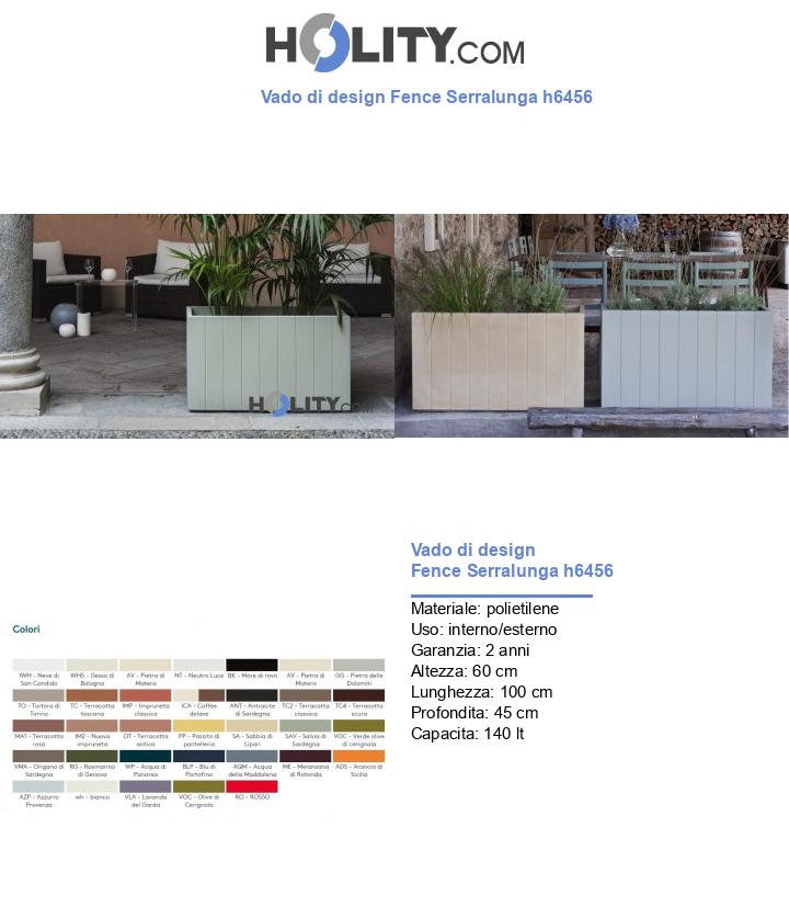 Vado di design Fence Serralunga h6456