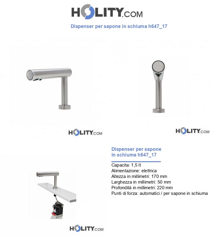 Dispenser per sapone in schiuma h647_17