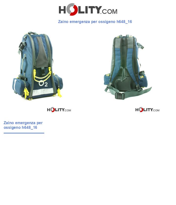Zaino emergenza per ossigeno h648_16