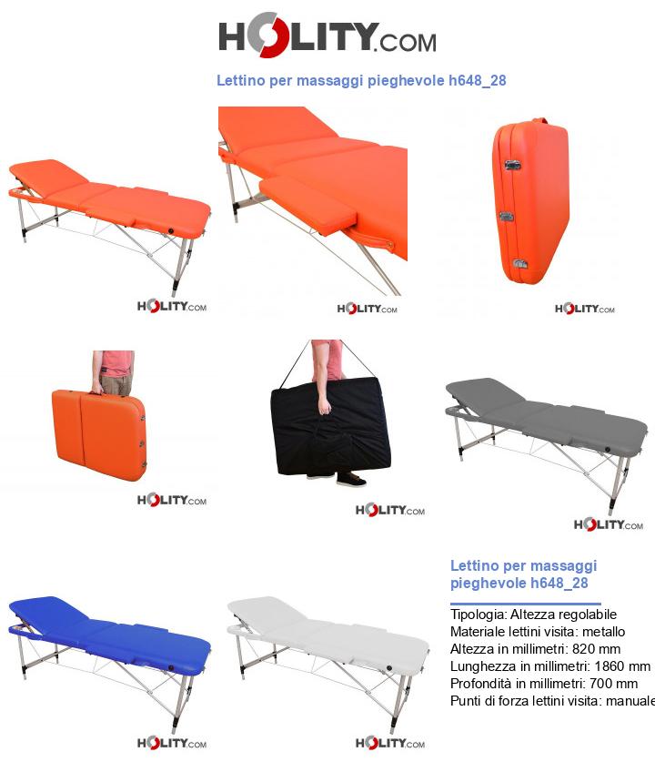 Lettino per massaggi pieghevole h648_28