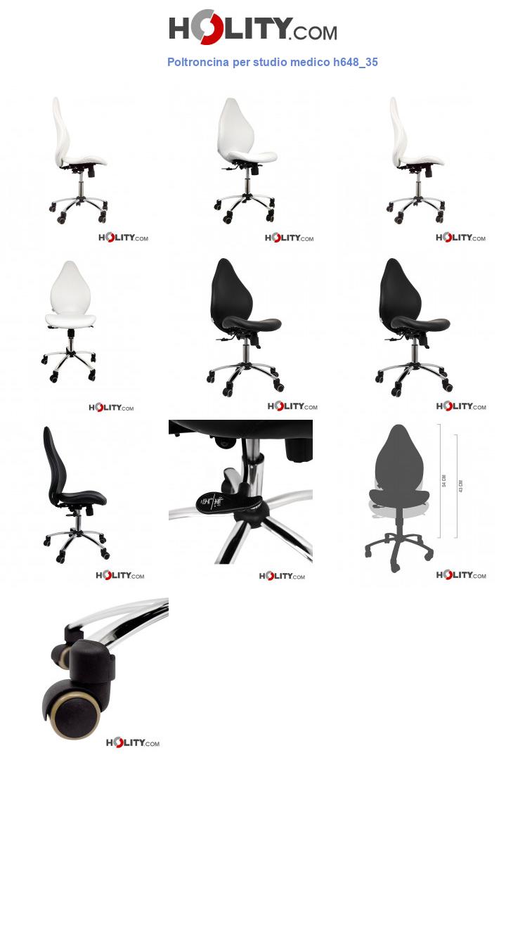 Poltroncina per studio medico h648_35