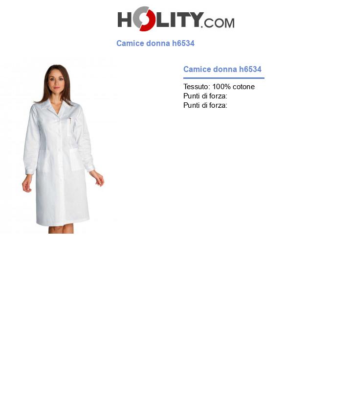 Camice donna h6534