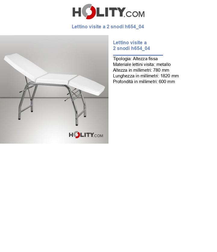 Lettino visite a 2 snodi h654_04
