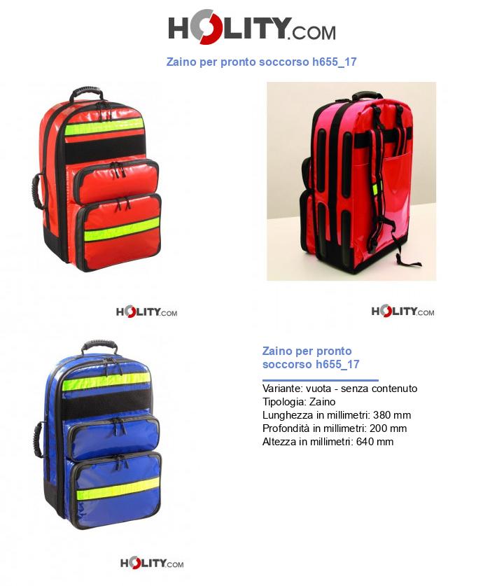 Zaino per pronto soccorso h655_17