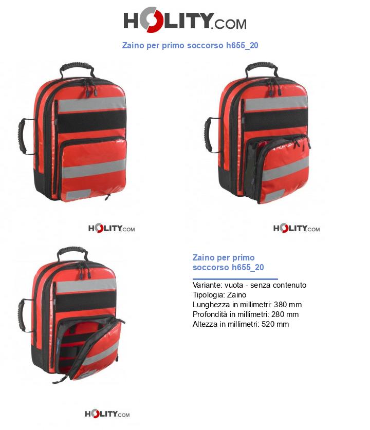 Zaino per primo soccorso h655_20