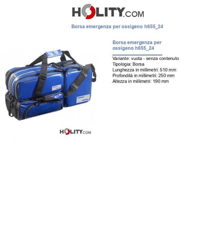 Borsa emergenza per ossigeno h655_24
