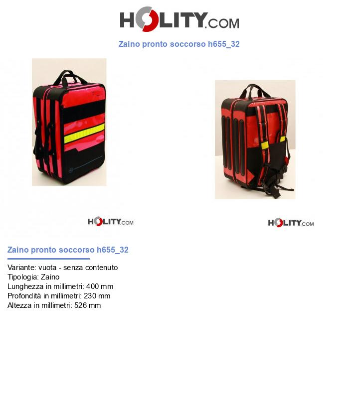 Zaino pronto soccorso h655_32