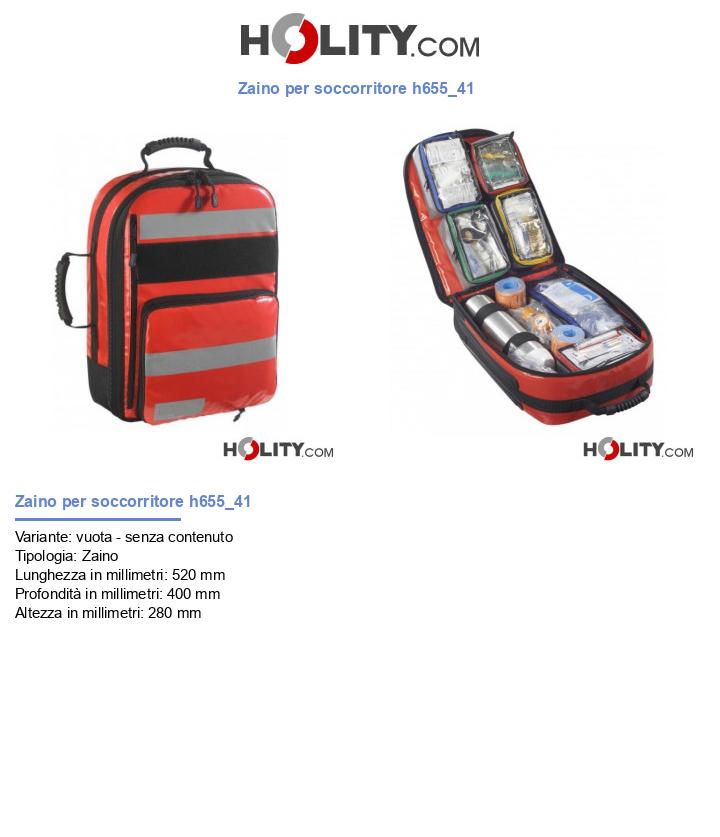 Zaino per soccorritore h655_41