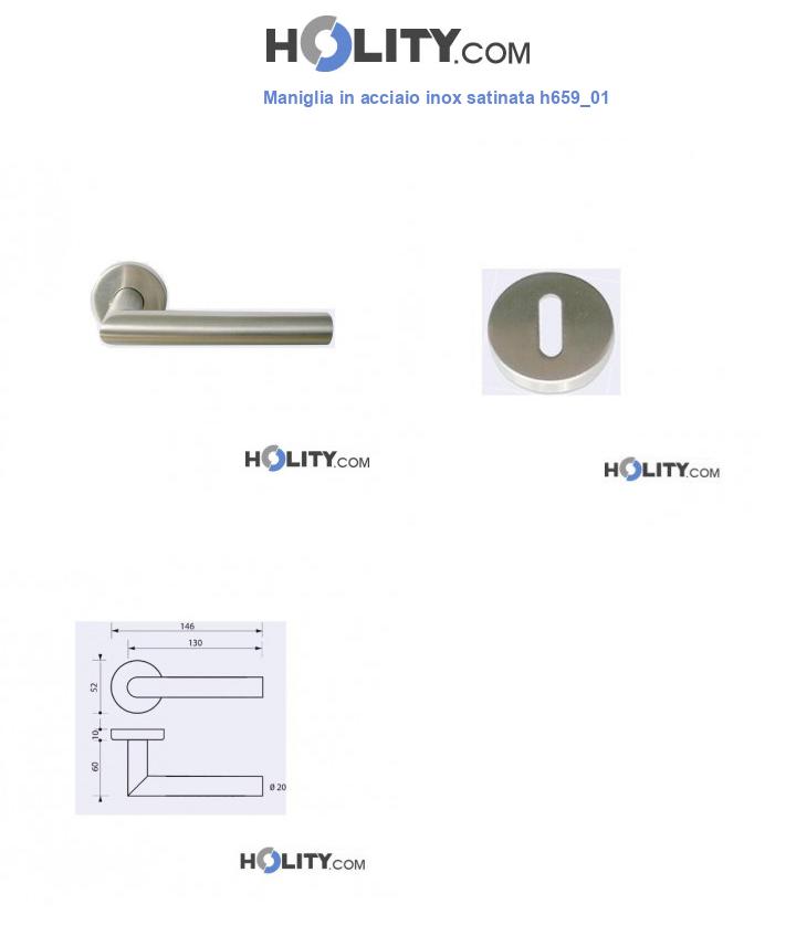 Maniglia in acciaio inox satinata h659_01