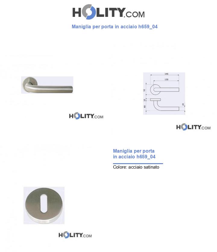 Maniglia per porta in acciaio h659_04