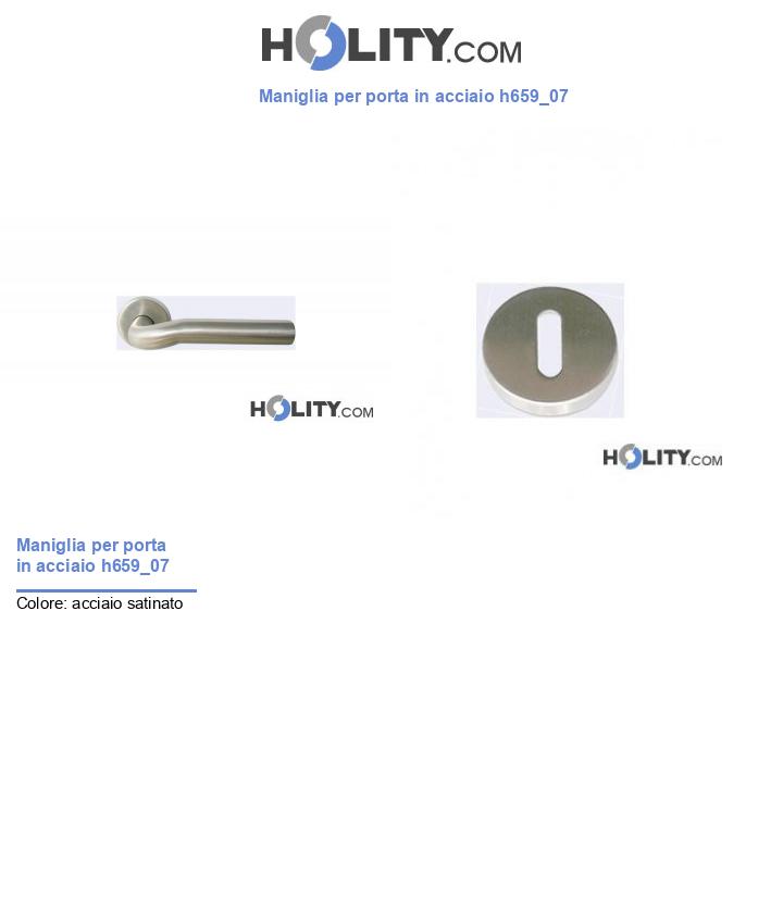 Maniglia per porta in acciaio h659_07