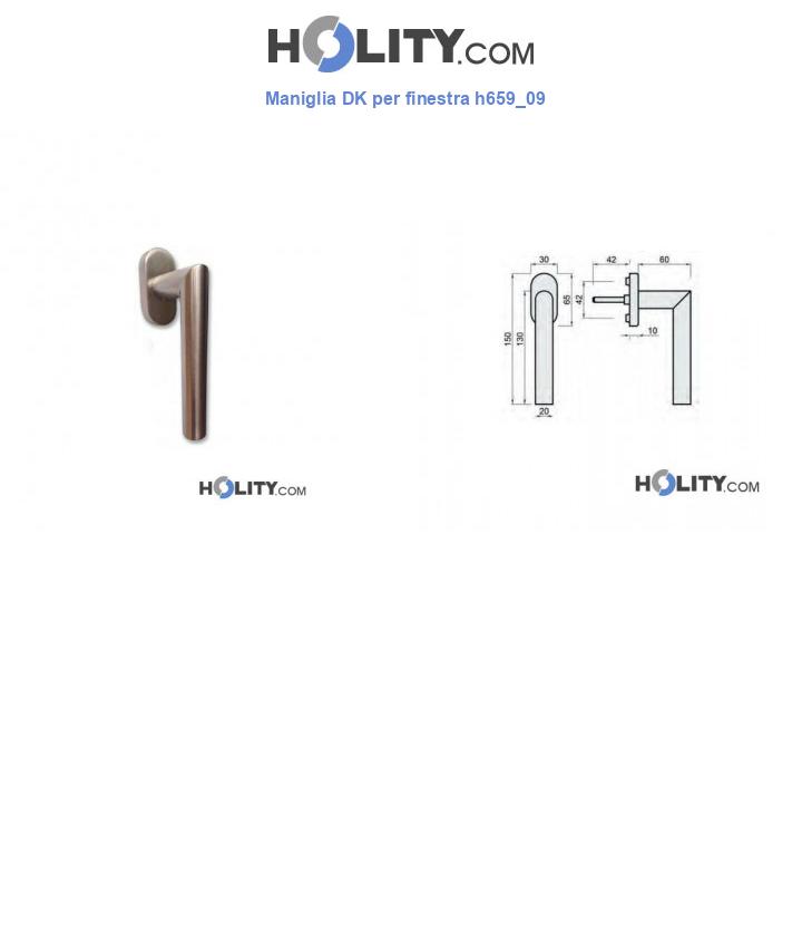 Maniglia DK per finestra h659_09