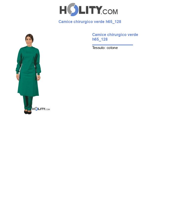 Camice chirurgico verde h65_128