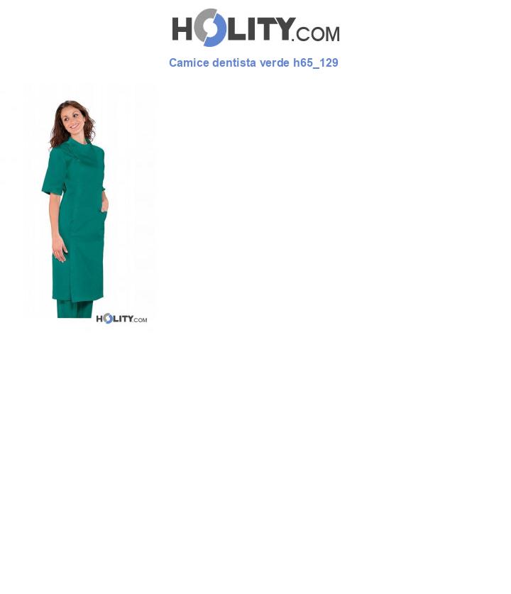 Camice dentista verde h65_129